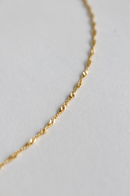 Classic Diamond Necklace | Gold