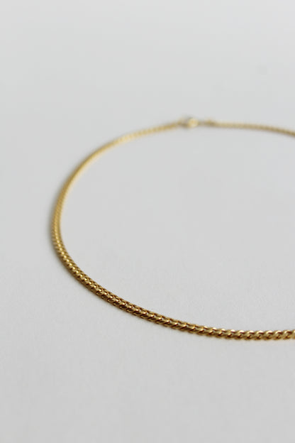 Flat Necklace | Gold