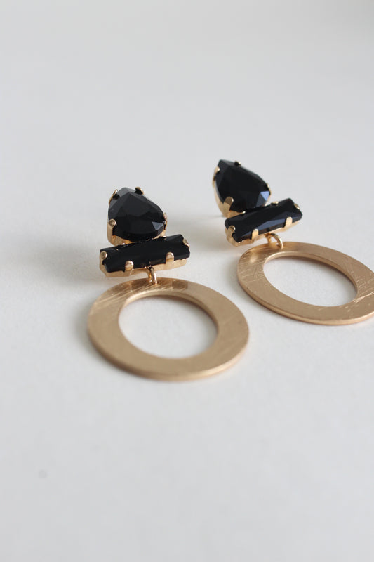 Fay Earrings | Black