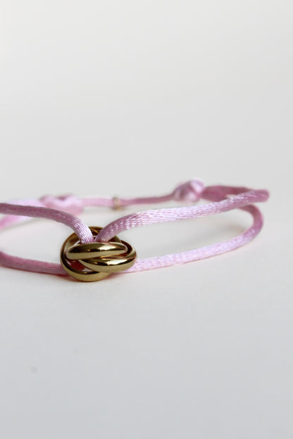 Triple Knot Bracelet | Pink