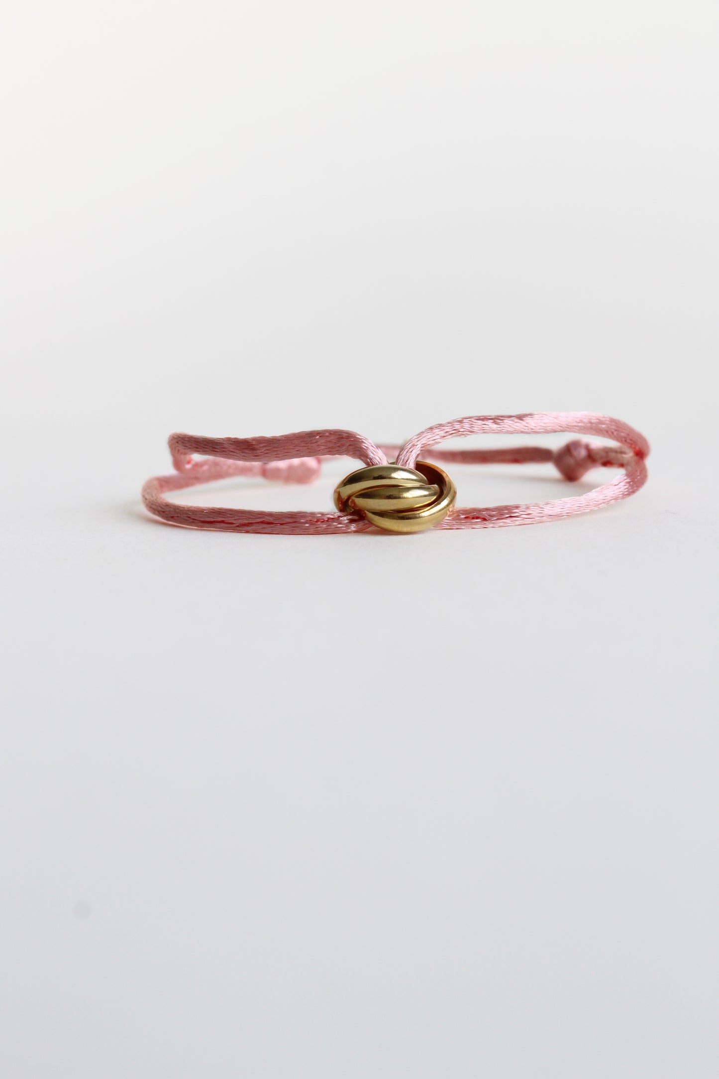 Triple Knot Bracelet | Soft Pink