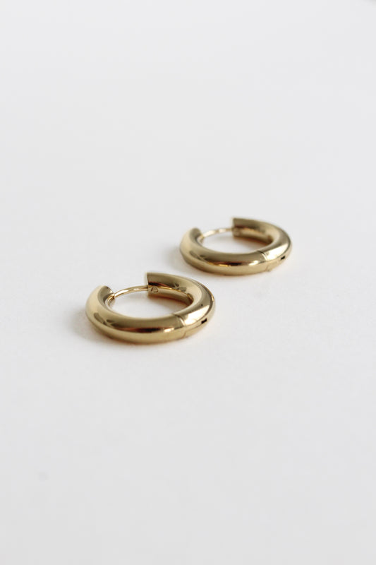 Classic Earrings Medium | Gold