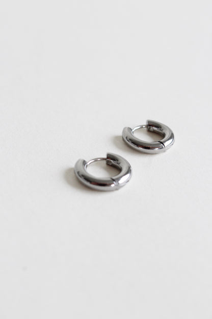 Classic Earrings Small | Silver