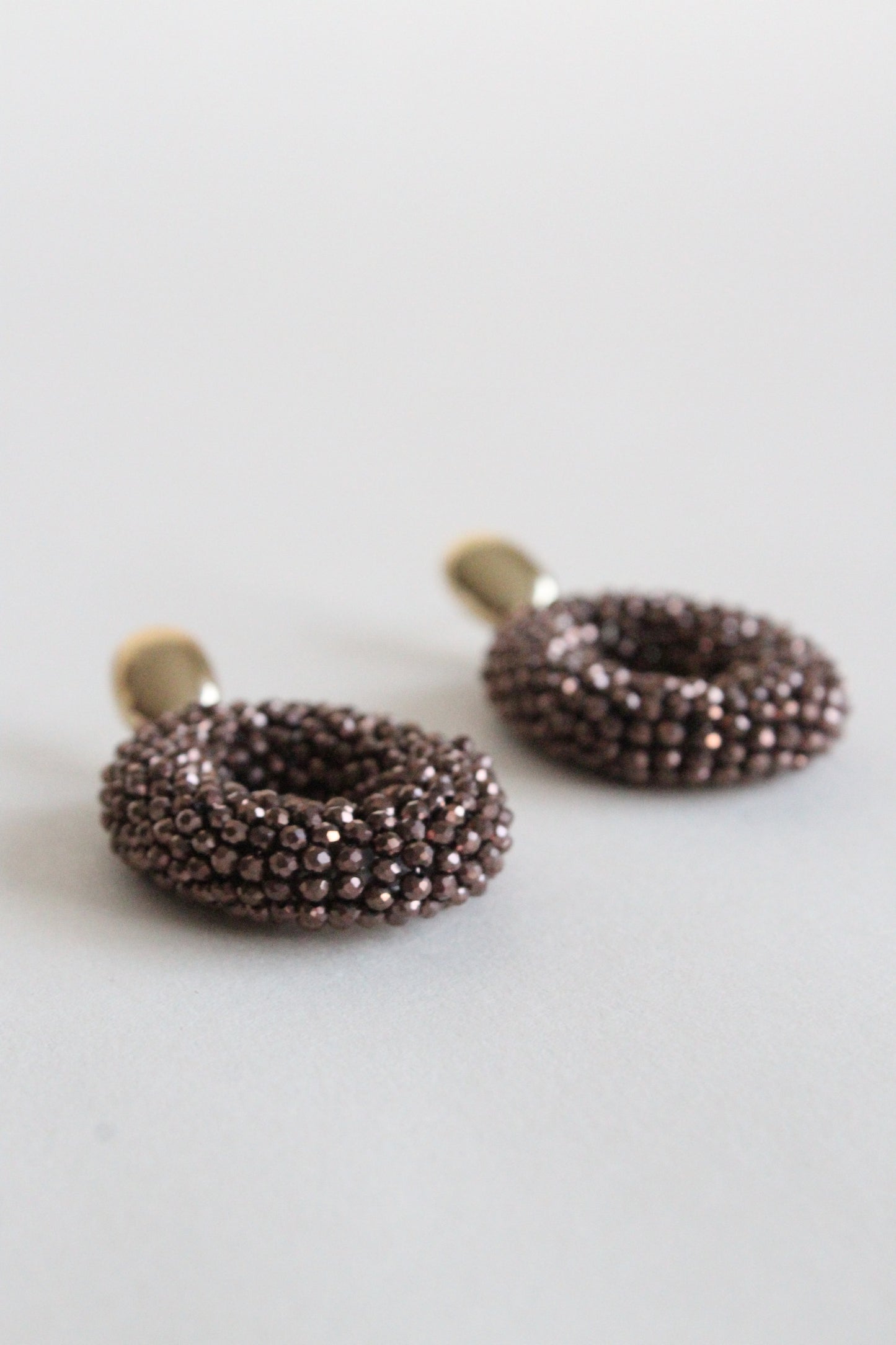 Noor Earrings | Dark Brown