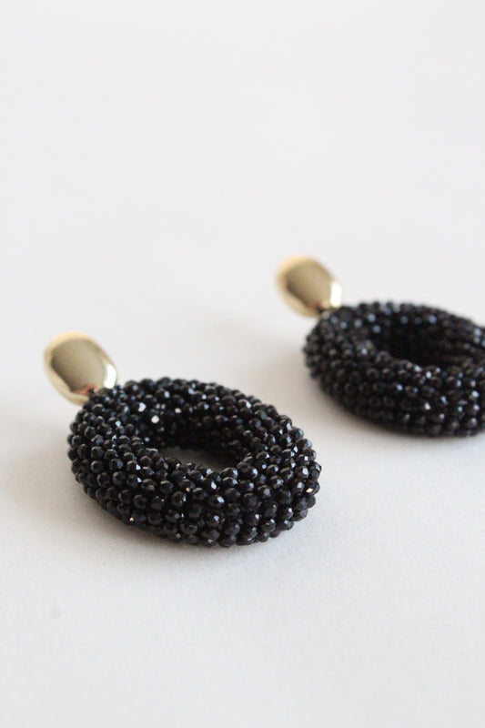 Noor Earrings | Black