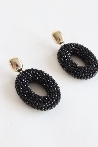 Noor Earrings | Black