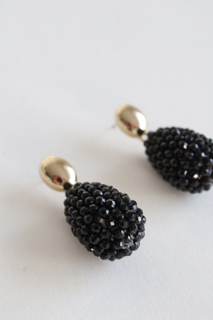 Poppy Earrings | Black