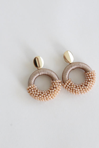 Yara Earrings | Beige